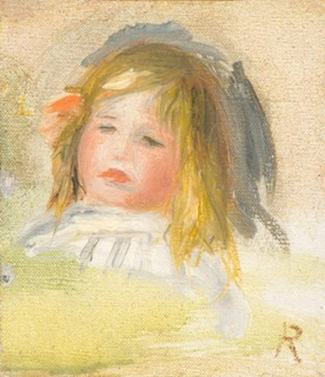 Renoir Child with Blond Hair (1895-1900)