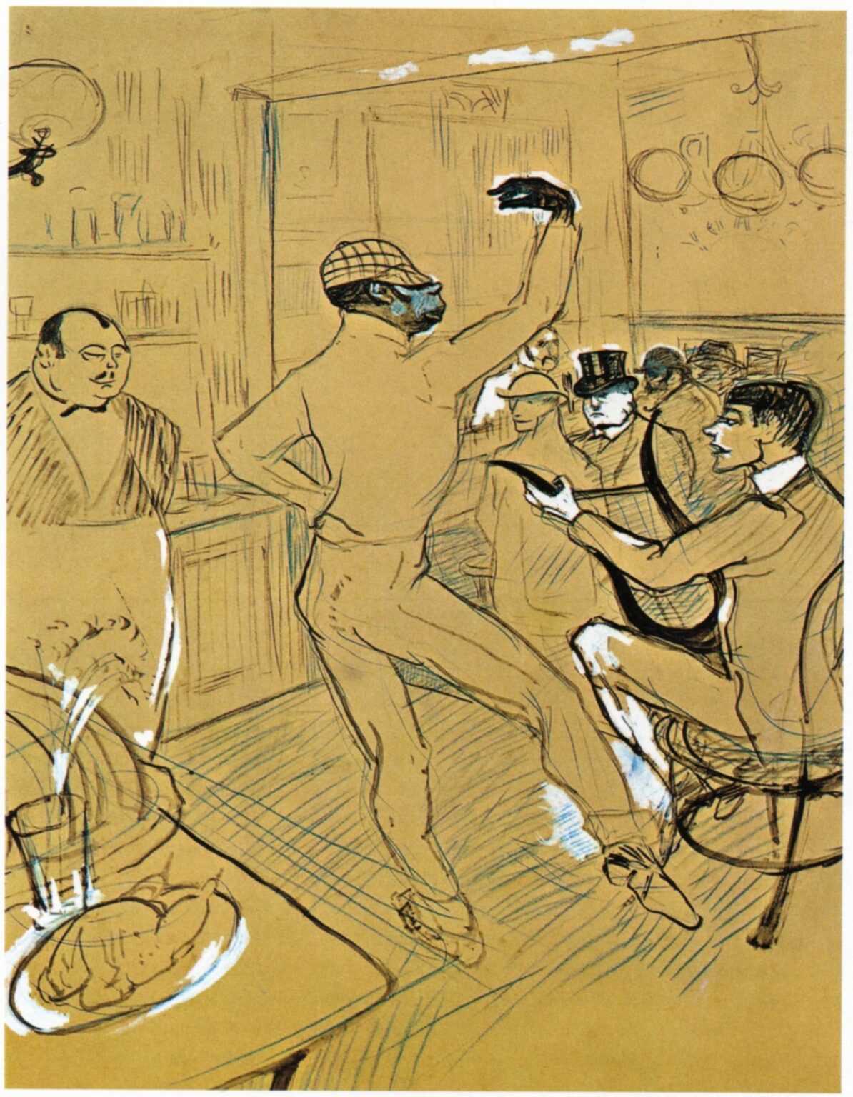 Toulouse-Lautrec Chocolat en pleno baile (1896)