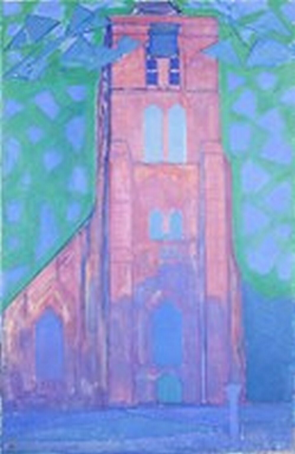 Mondrian Church Tower in Zeeland (1911)