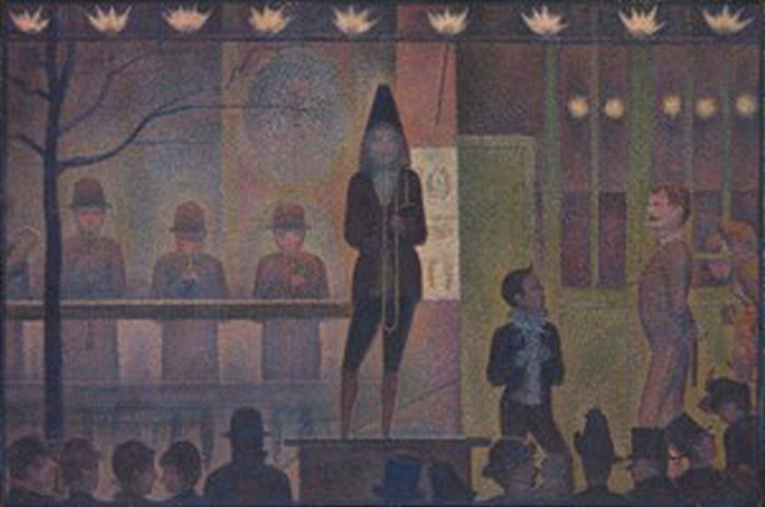 Seurat Circus Sideshow (Parade de cirque, 1887-88)