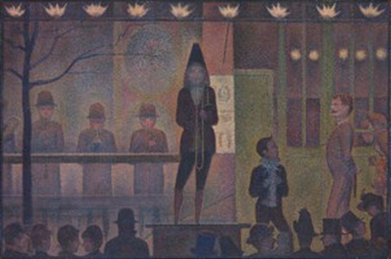 Seurat Circus Sideshow (Parade de cirque, 1887-88)