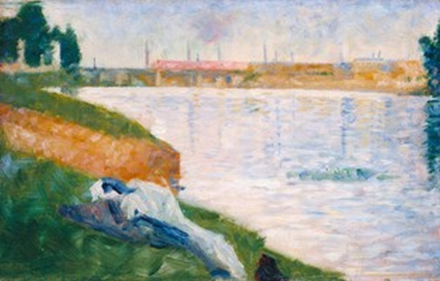Seurat Clothes on the Grass (1883)