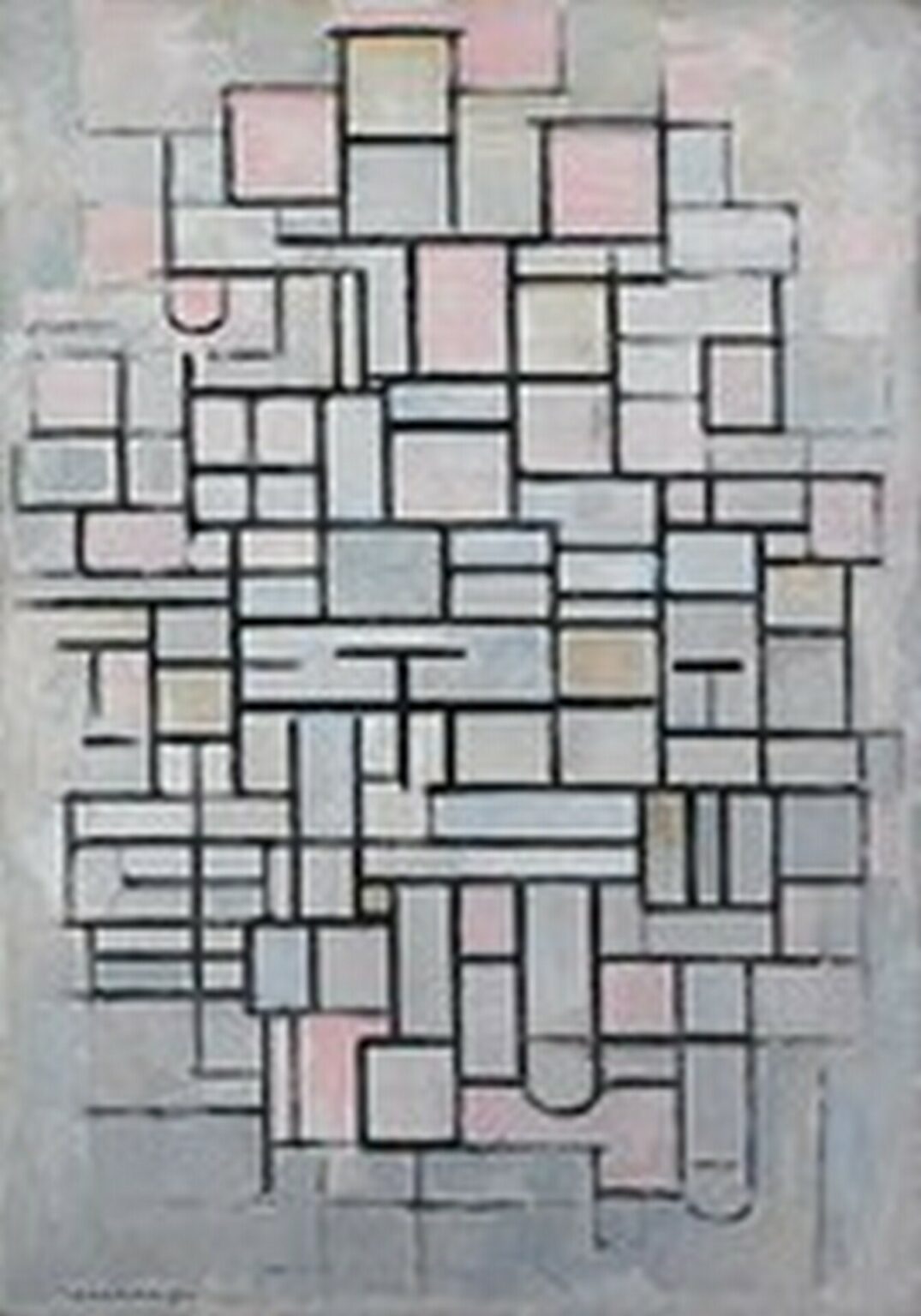 Mondrian Composition IV (1914)
