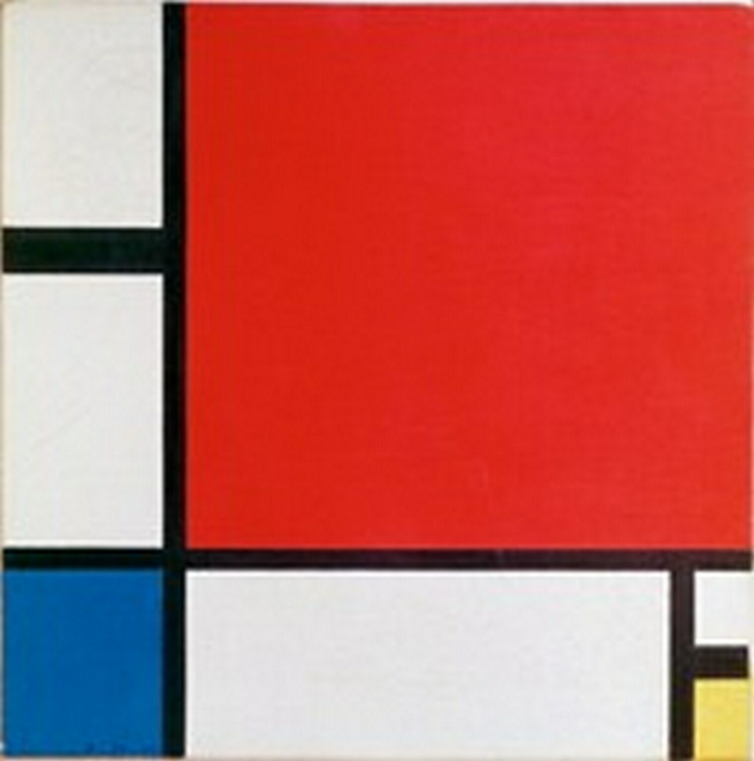 Mondrian Composition with Red, Blue, and Yellow (1930)