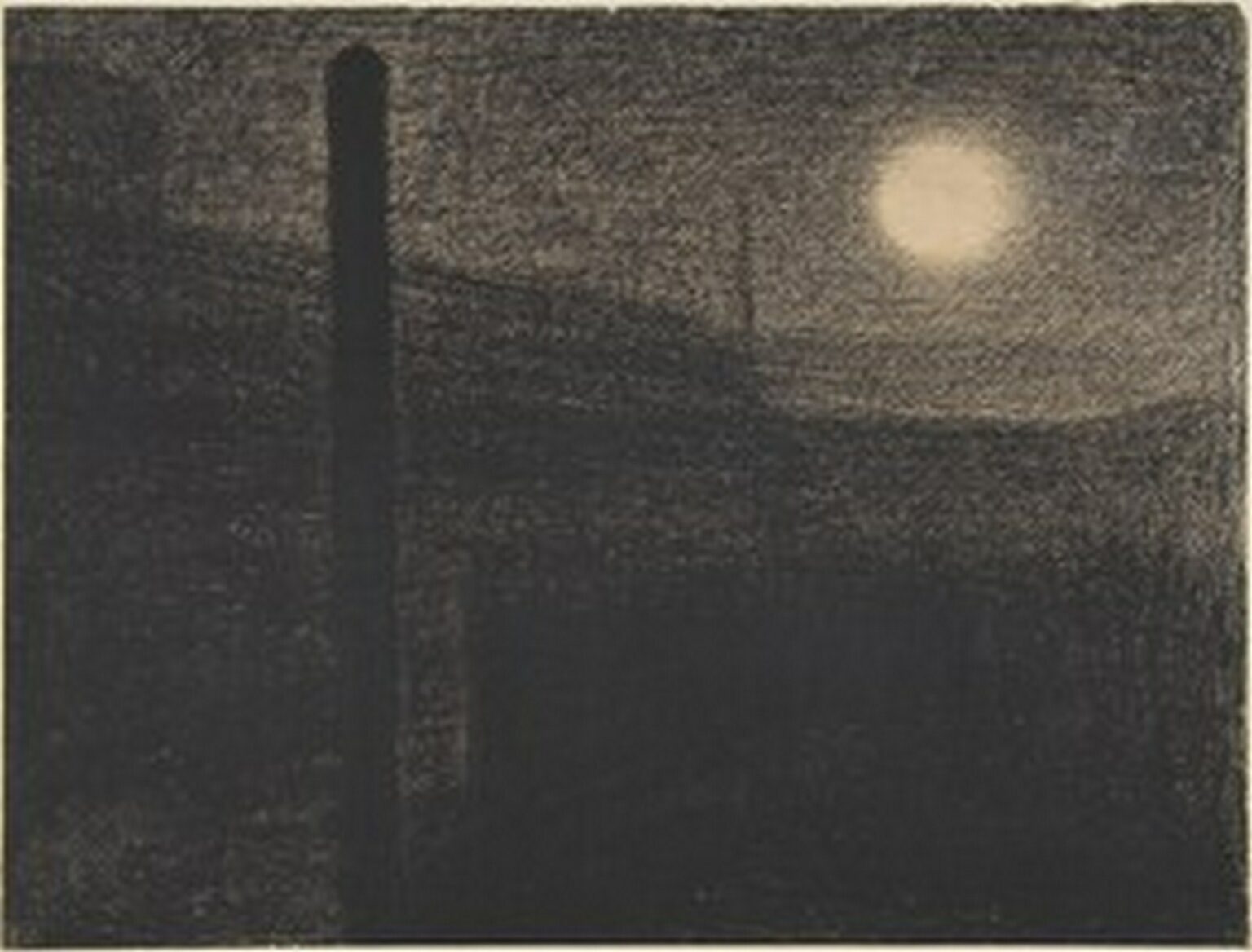 Seurat Courbevoie: Factories by Moonlight (1882-83)