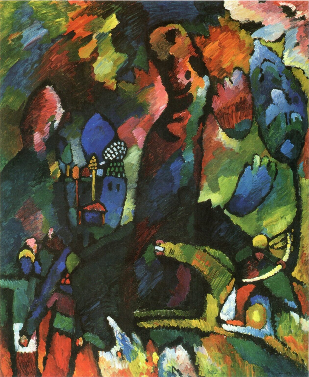 Kandinsky Cuadro con arqueros (1909)