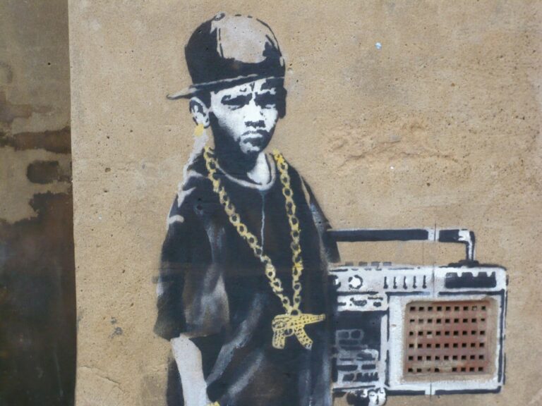 Banksy Dalston (detail)