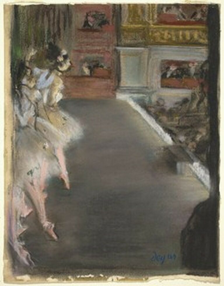 Degas Dancers at the Old Opera House (c.1877)