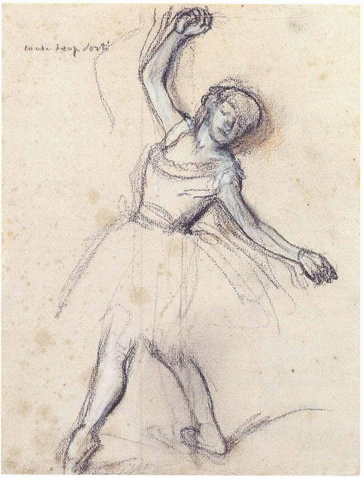 Degas Danseuse en Quiatrieme devant