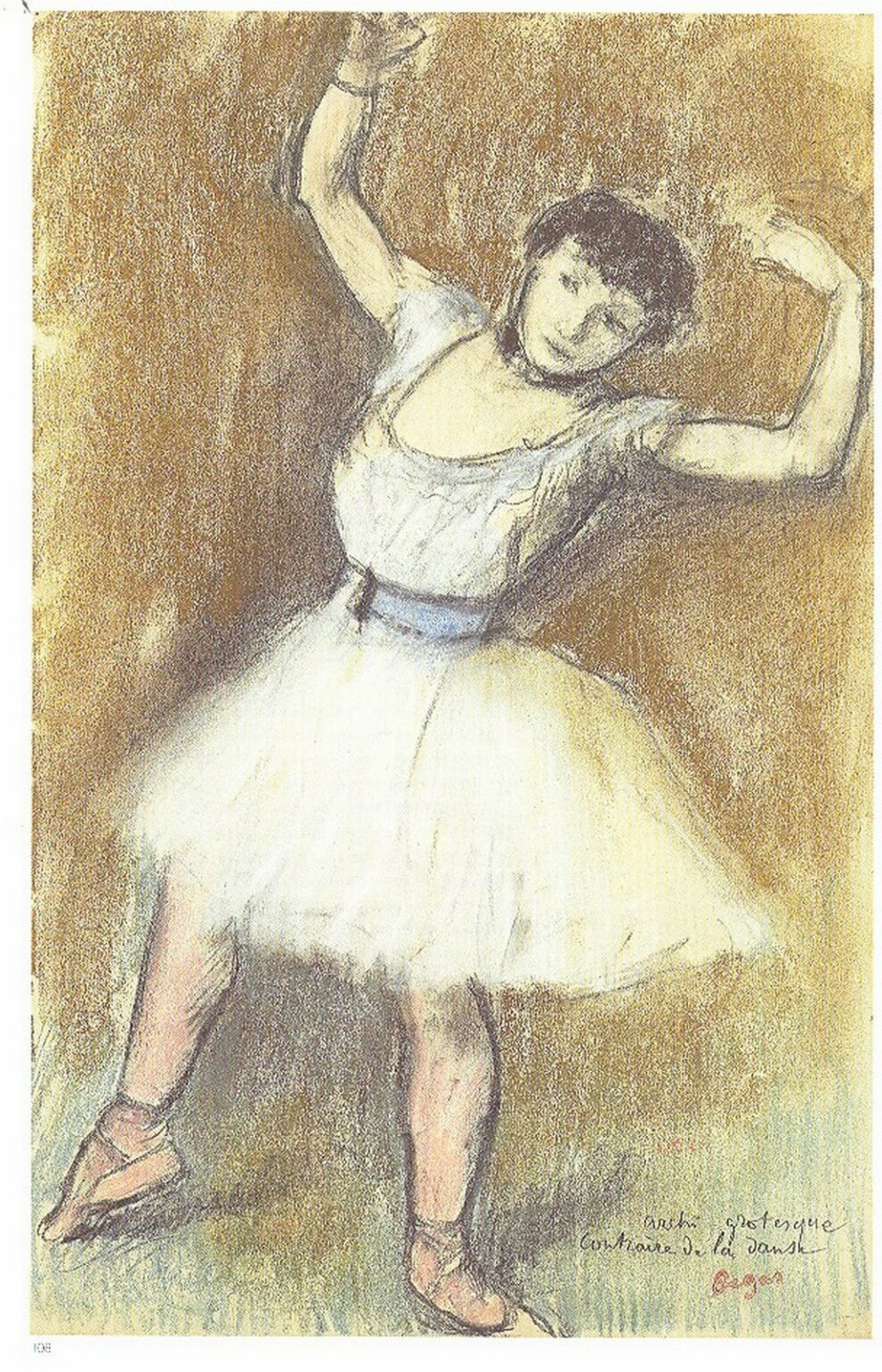 Degas Danseuse les bras leves