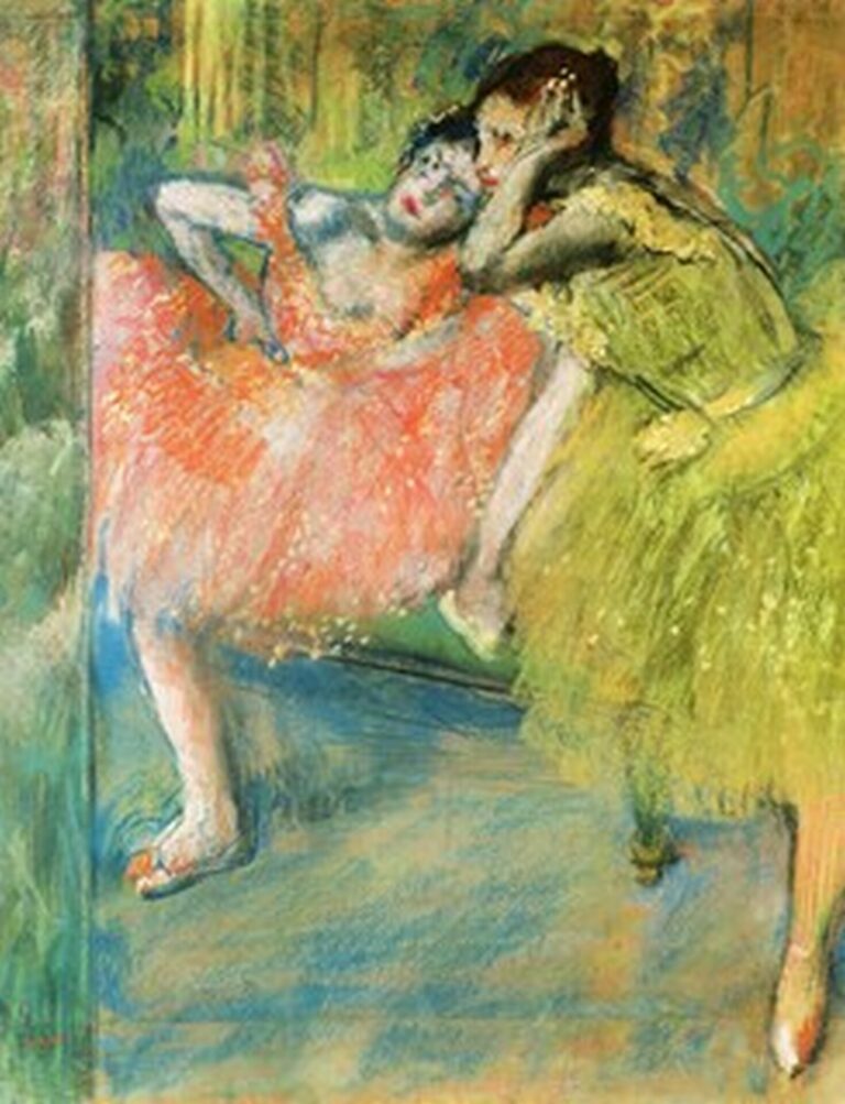 Degas Danseuses au foyer (1901)