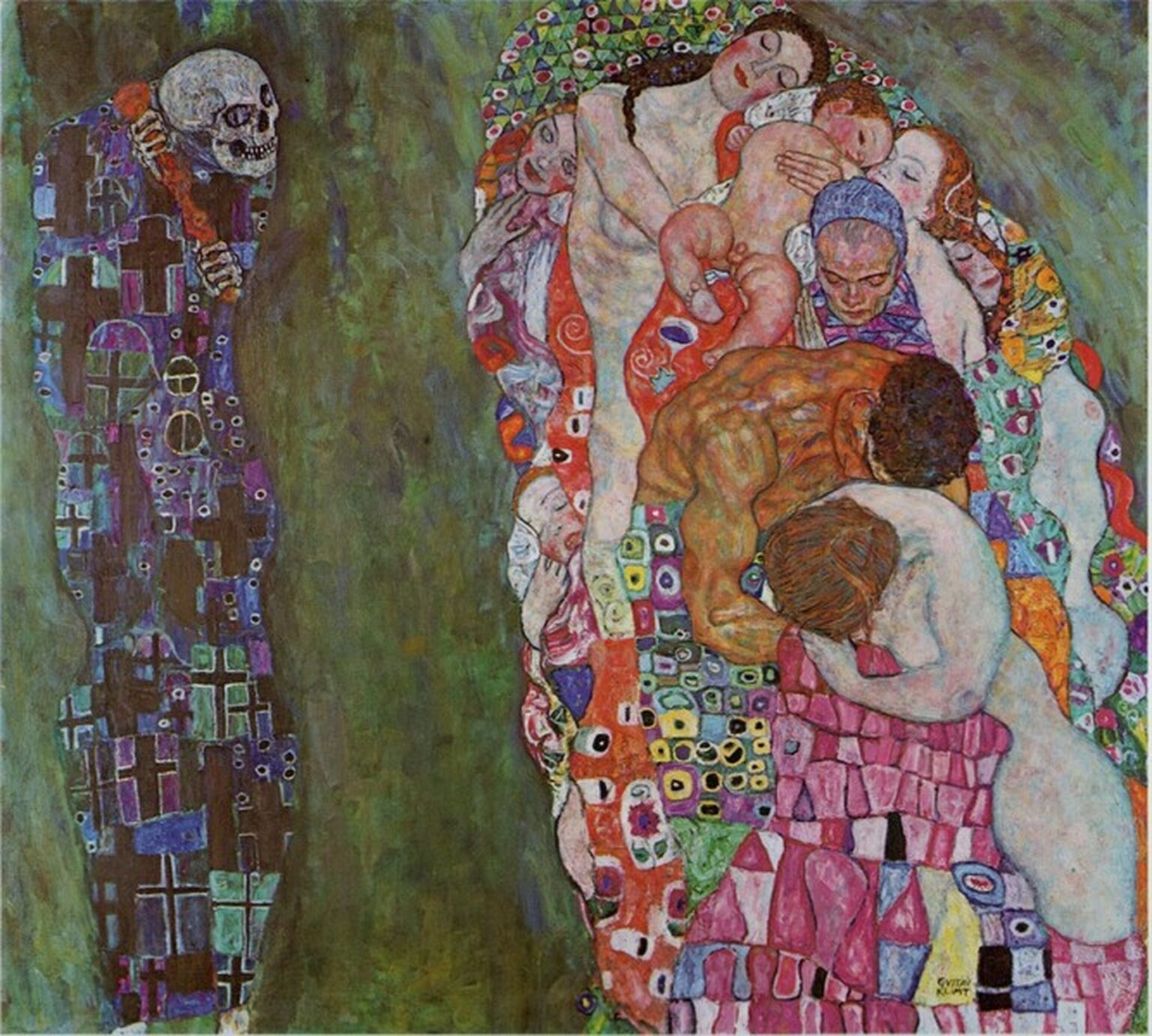 Klimt Death and Life (1915)