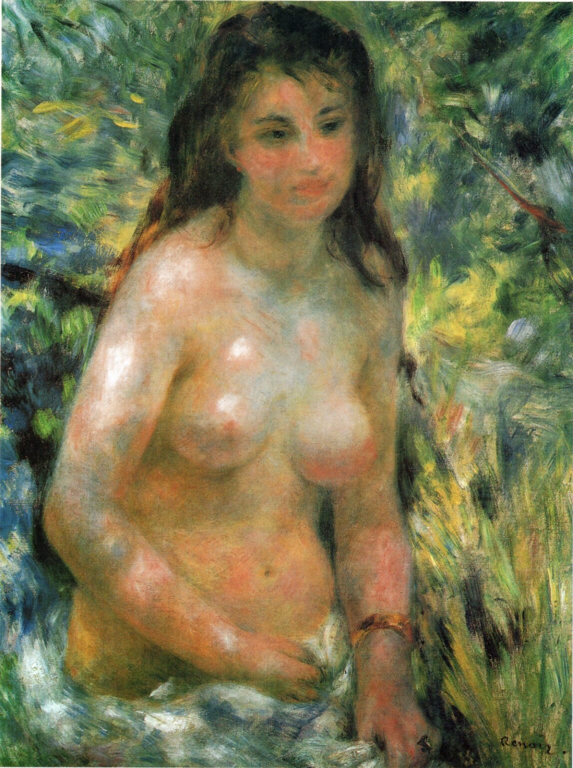 Renoir Desnudo al sol (1875)