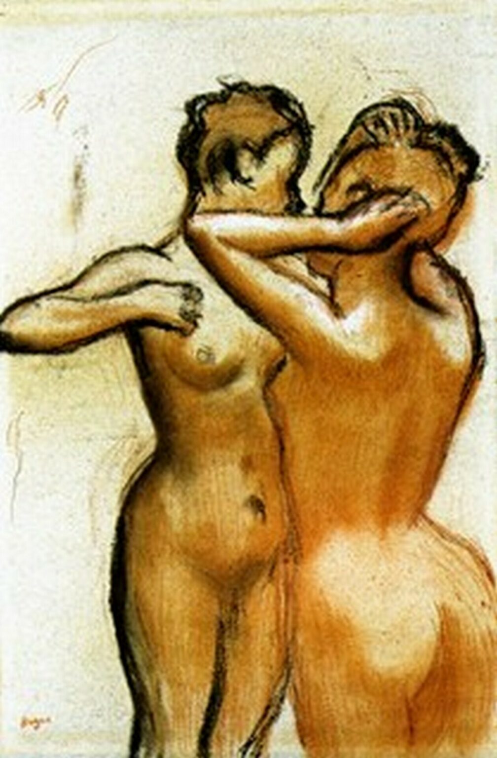 Degas Deux Femmes Nues, Debout