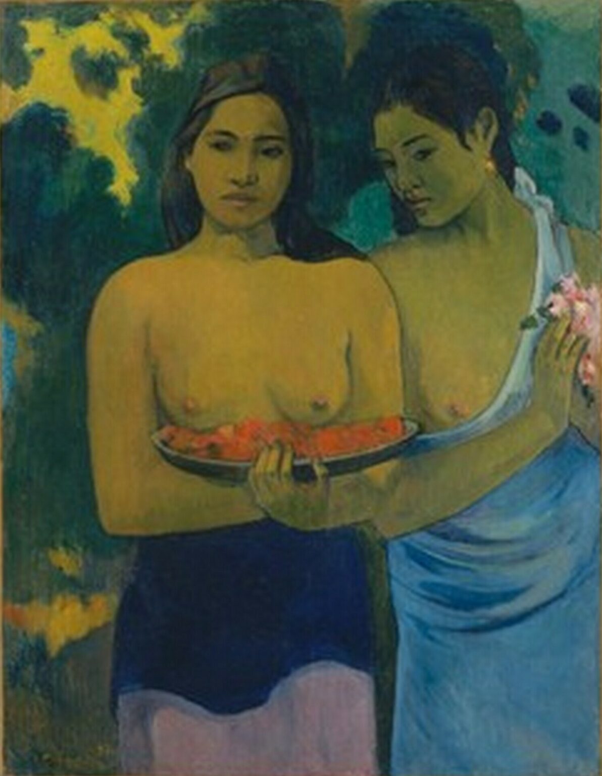 Gauguin Deux Tahitiennes (1899)