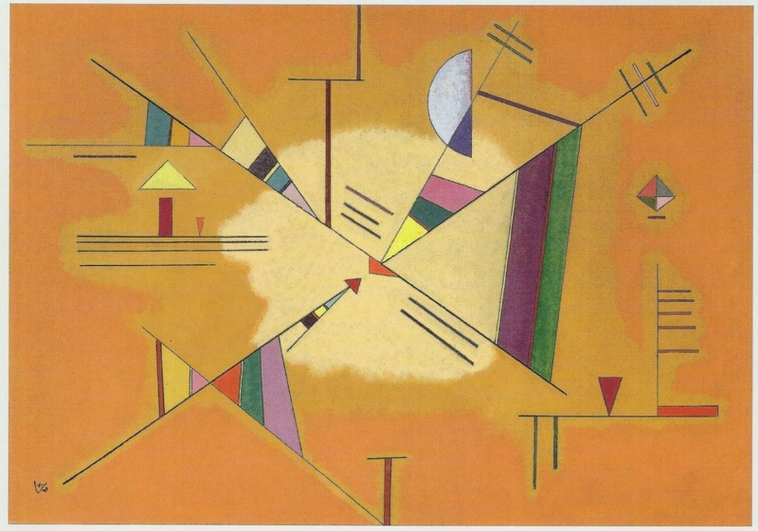 Kandinsky Diagonal (1930)