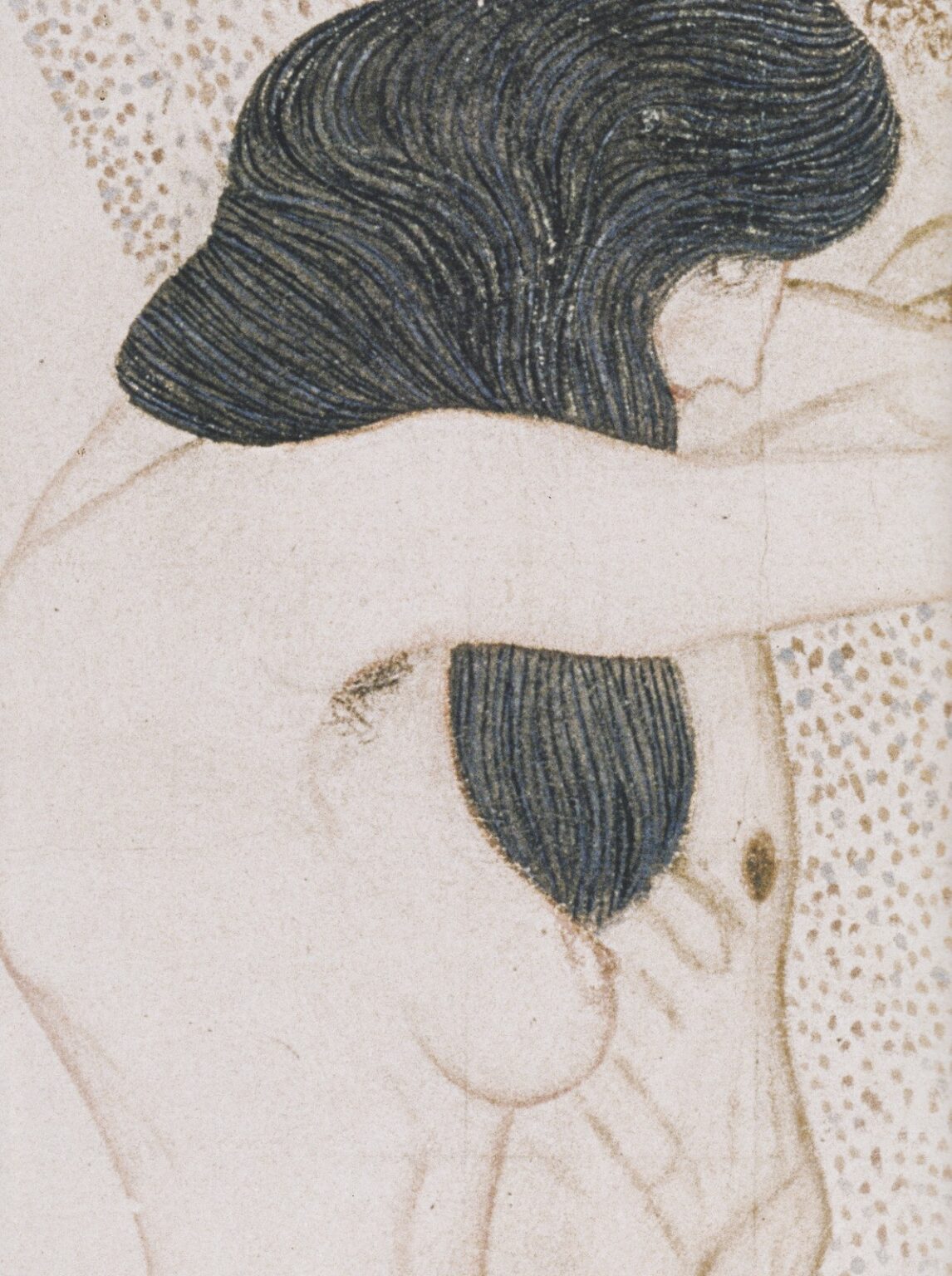 Klimt Die Leiden der schwachen Menschheit (1902)