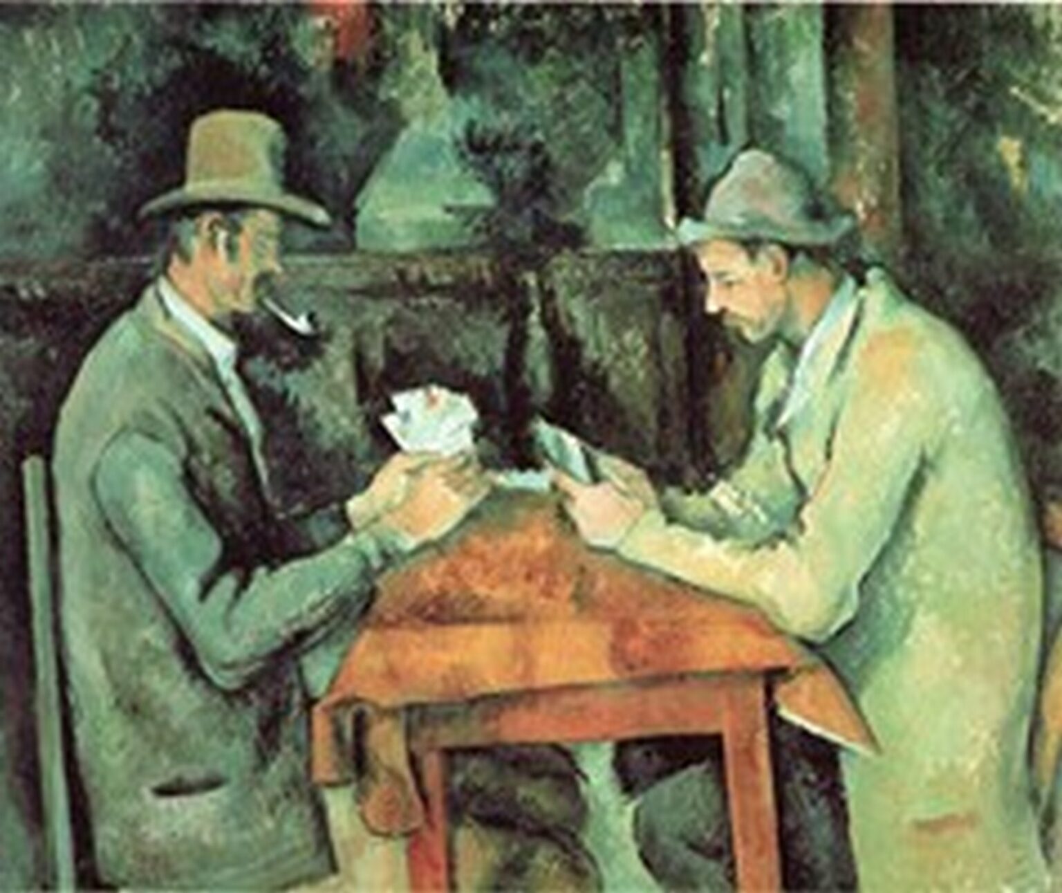 Cézanne Dos jugadores de cartas (1890-92)