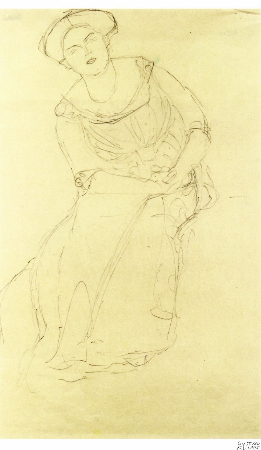 Klimt Drawings: Eugenia