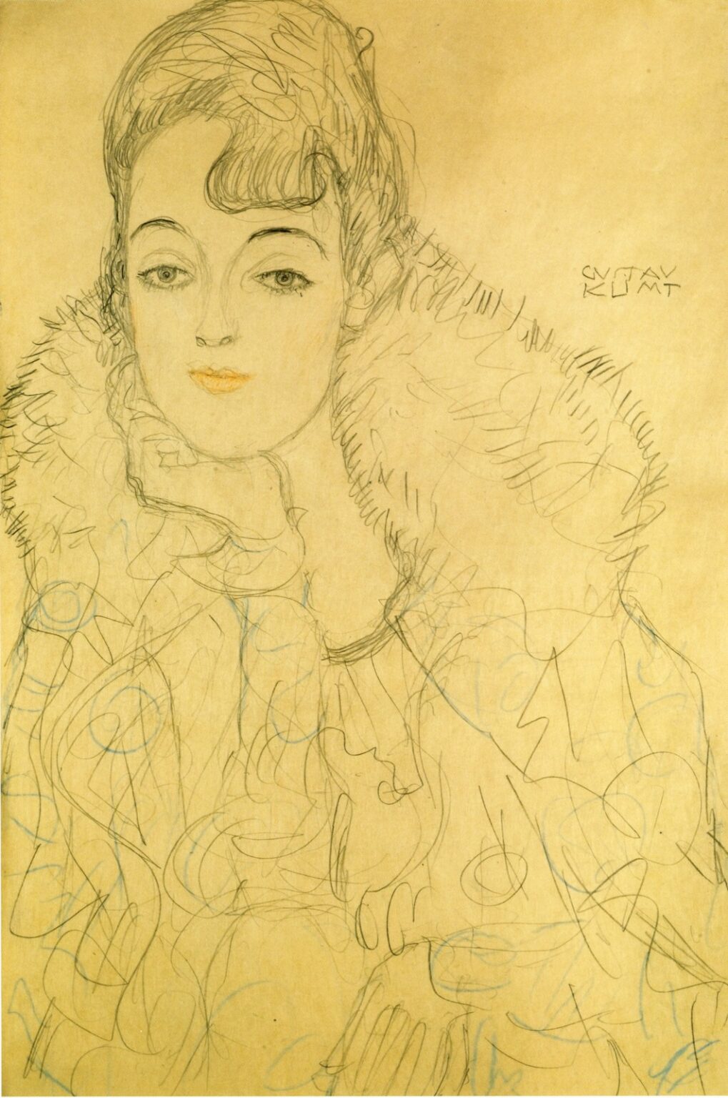 Klimt Drawings: Retrato