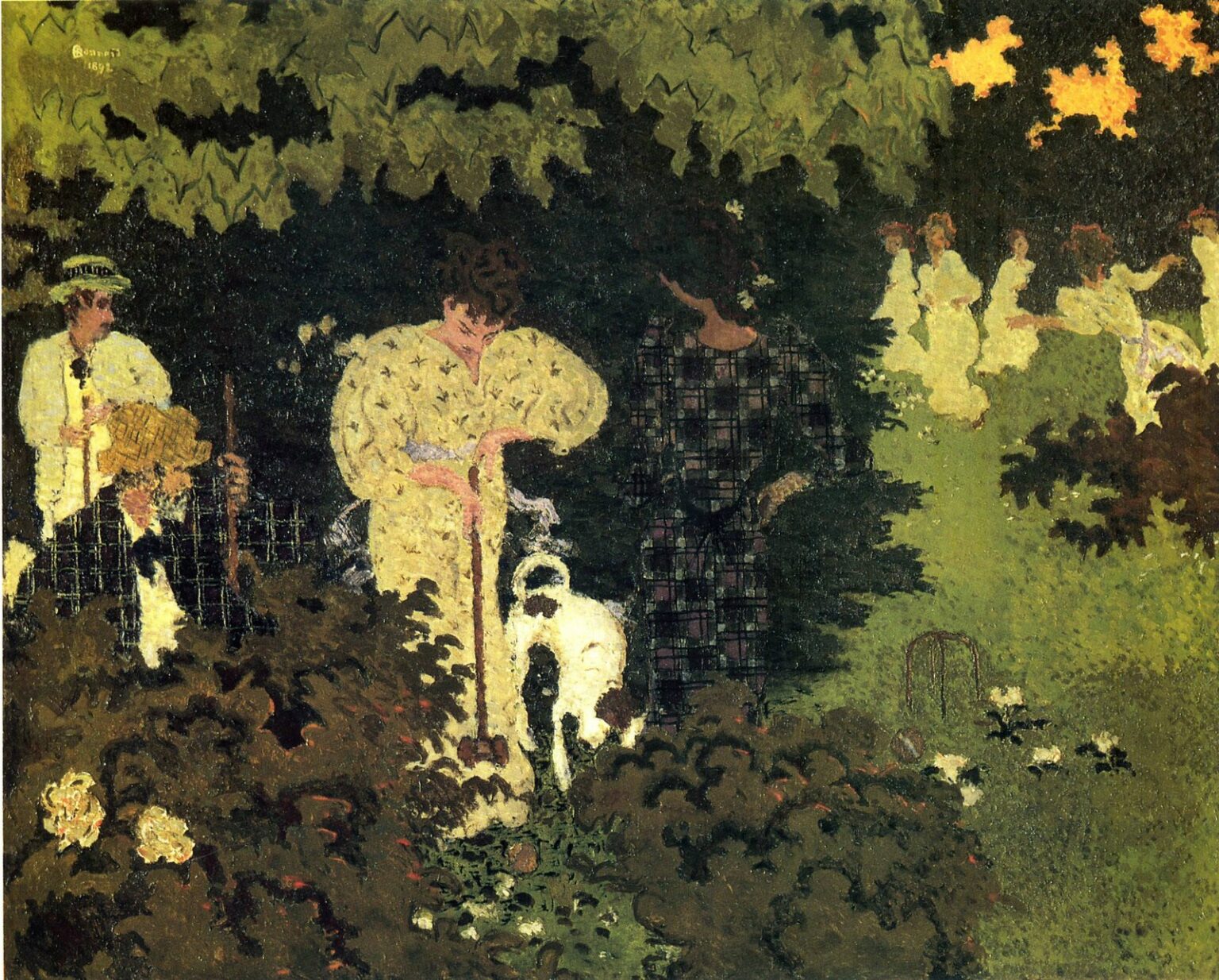Bonnard Dusk or A round of croquet 1(892)