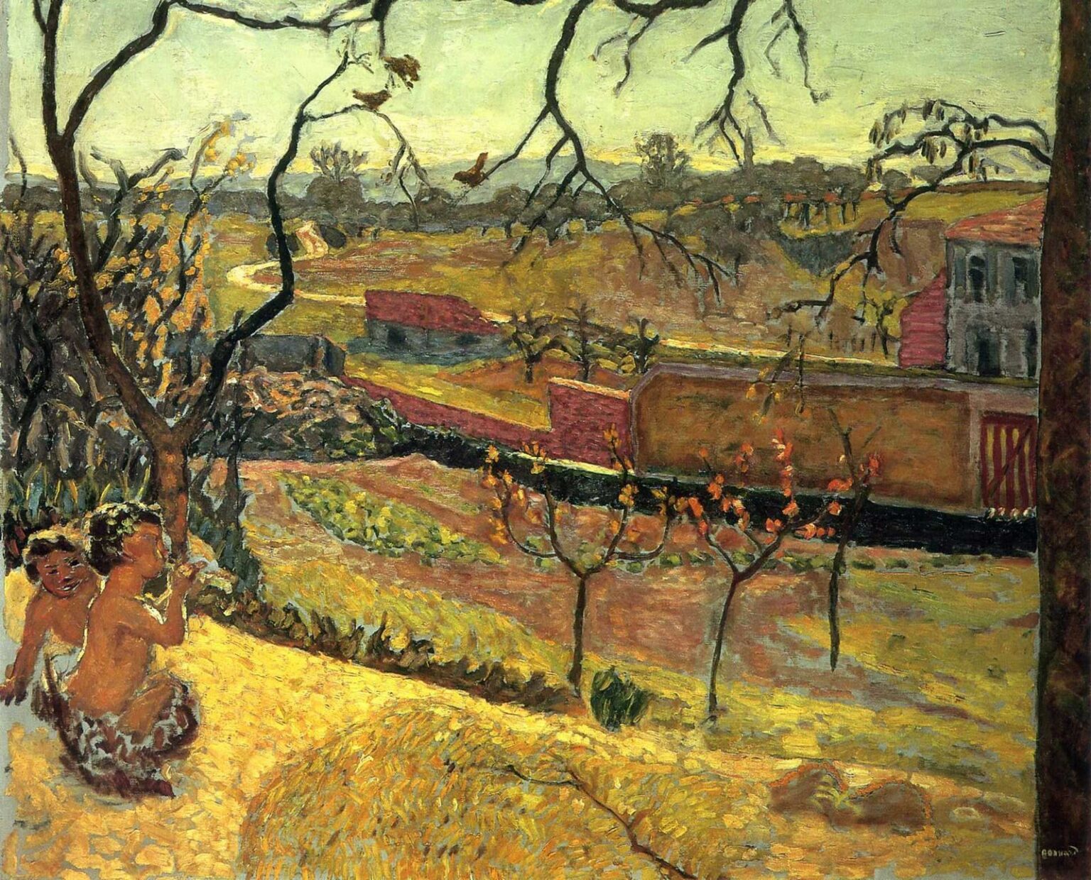 Bonnard Early spring little fauns (1909)