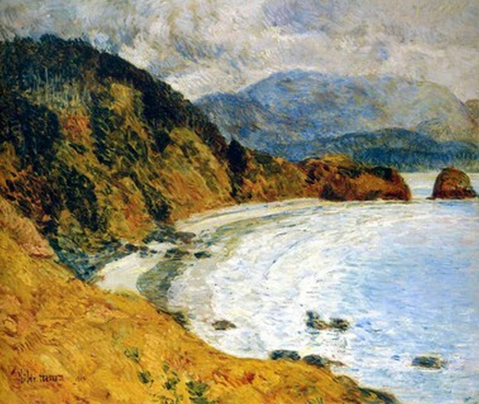 Hassam Ecola Beach, Oregon (1904)