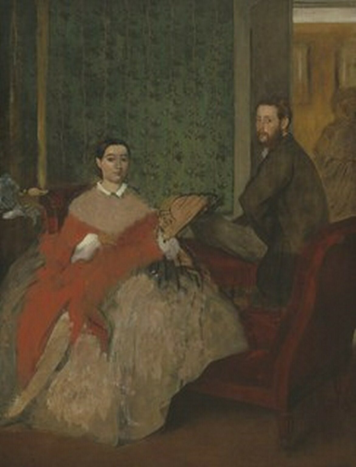 Degas Edmondo and Thérèse Morbilli (c. 1865)
