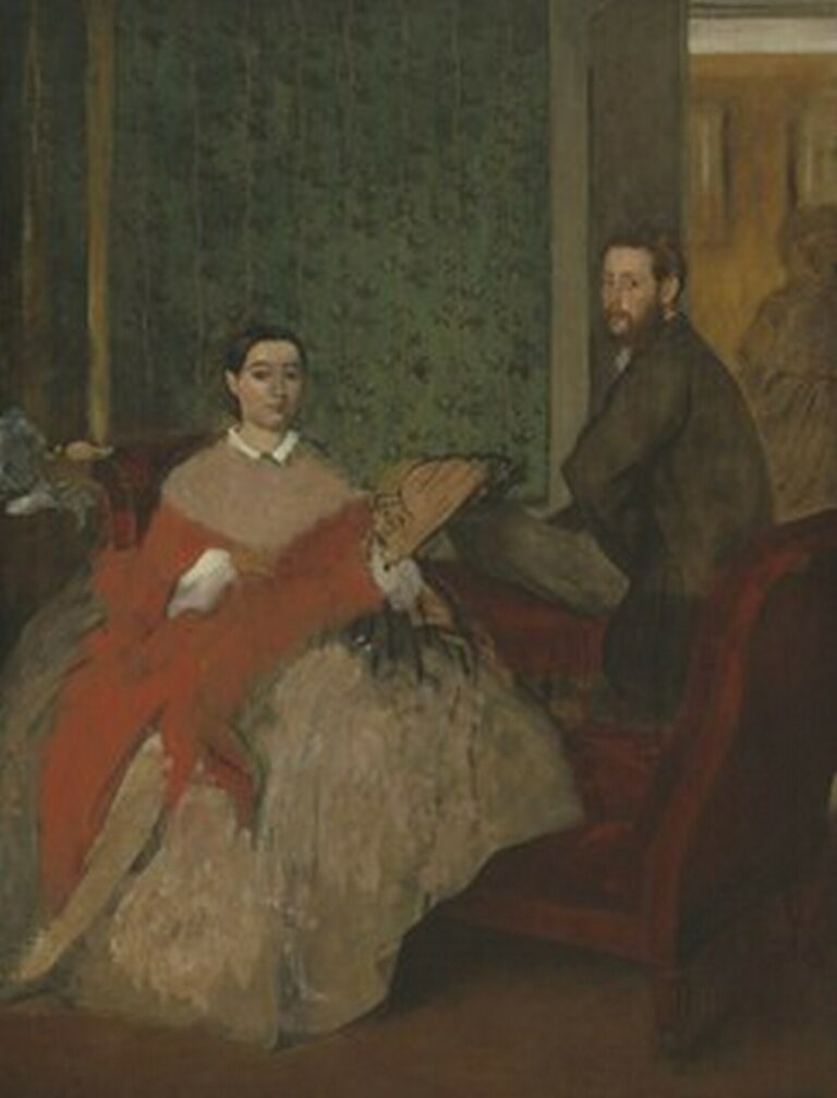 Degas Edmondo and Thérèse Morbilli (c. 1865)