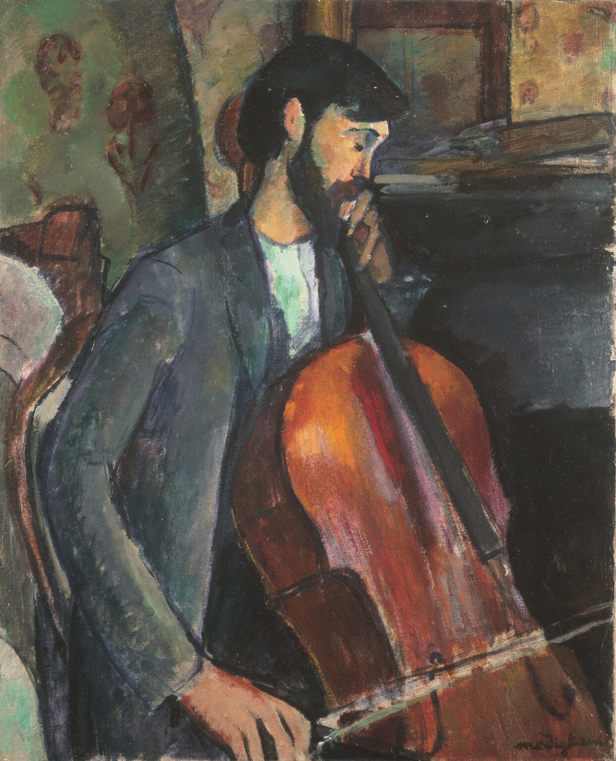Modigliani El violonchelista (1909)
