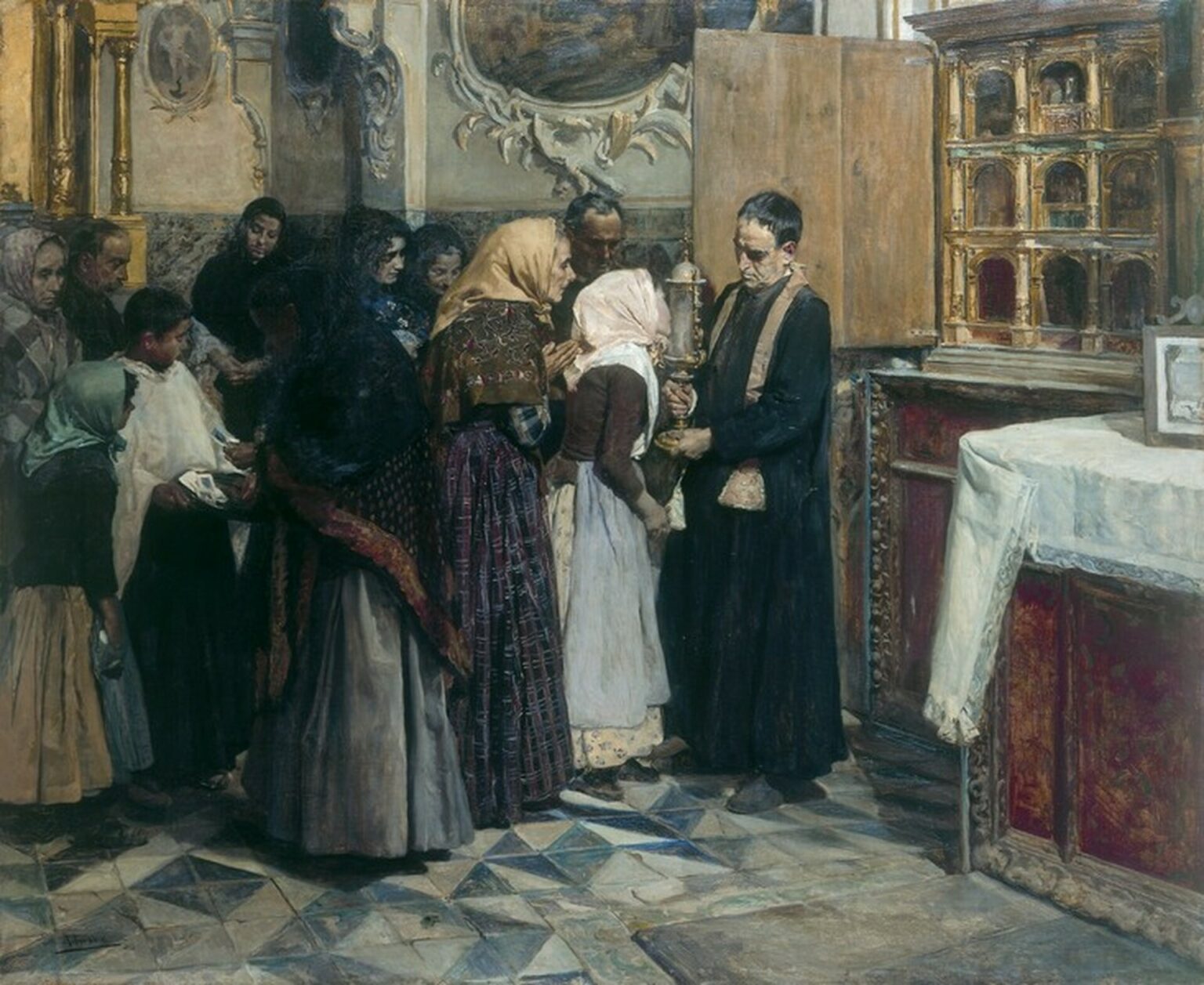 Sorolla El Beso de la Reliquia (1893)