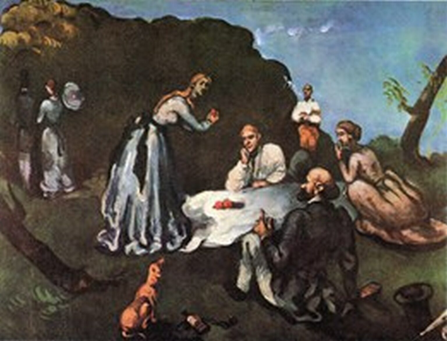 Cézanne El almuerzo campestre (h. 1870-71)
