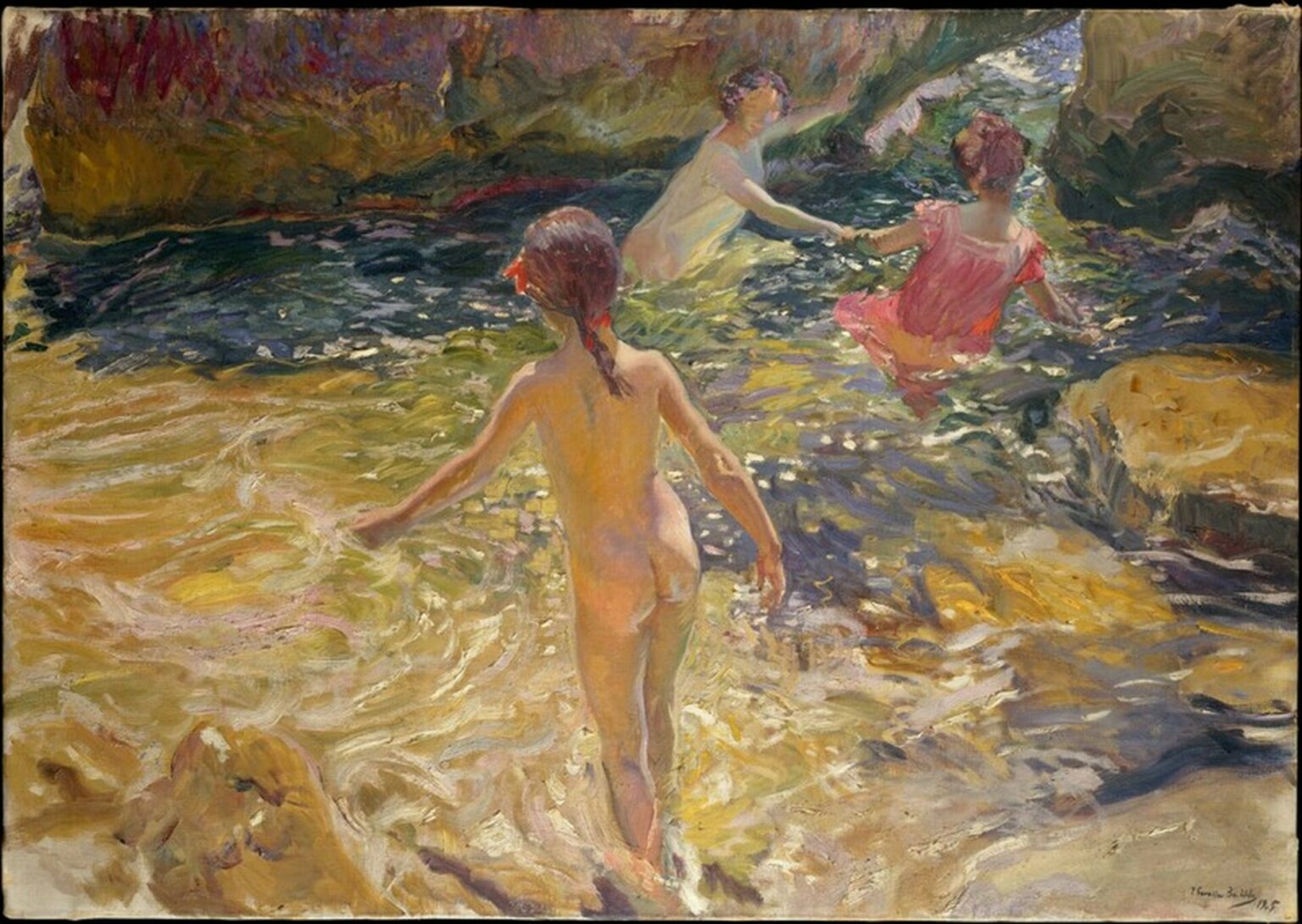 Sorolla El baño, Jávea (1905)