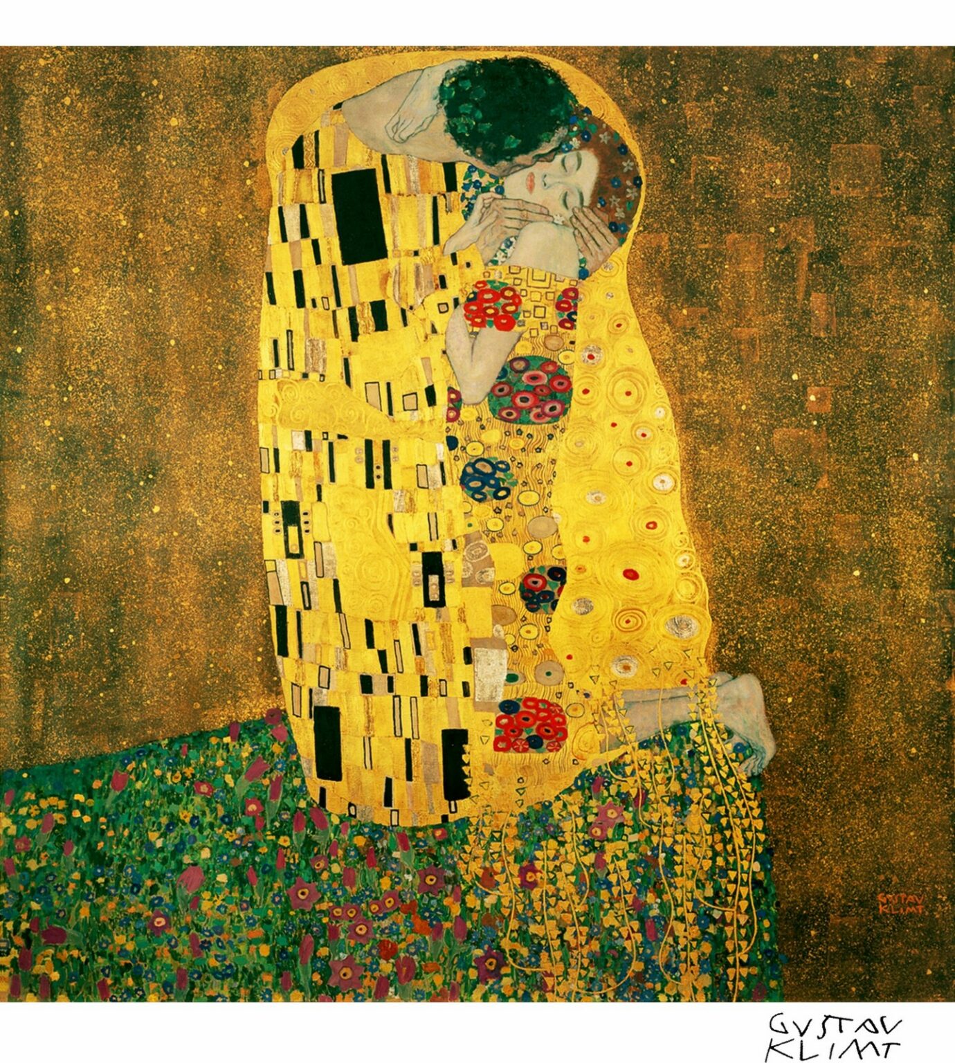 Klimt El beso (1907-1908)