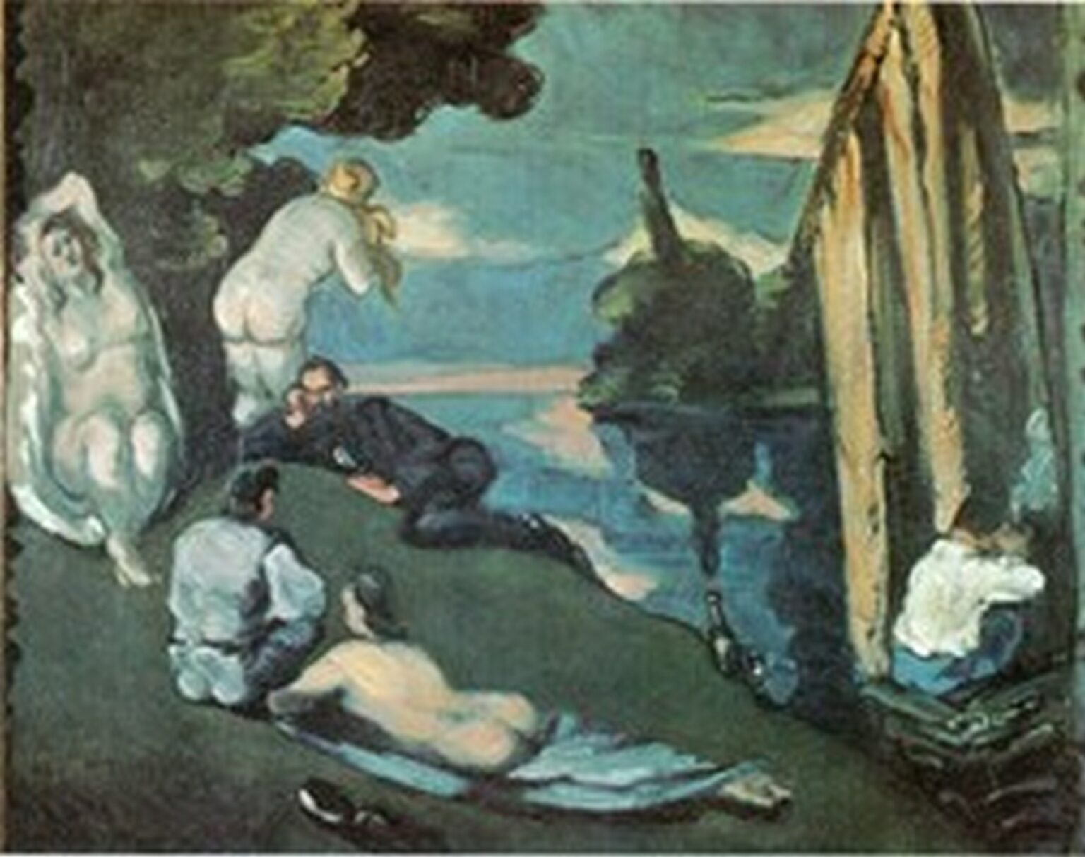 Cézanne El idilio (h. 1870)