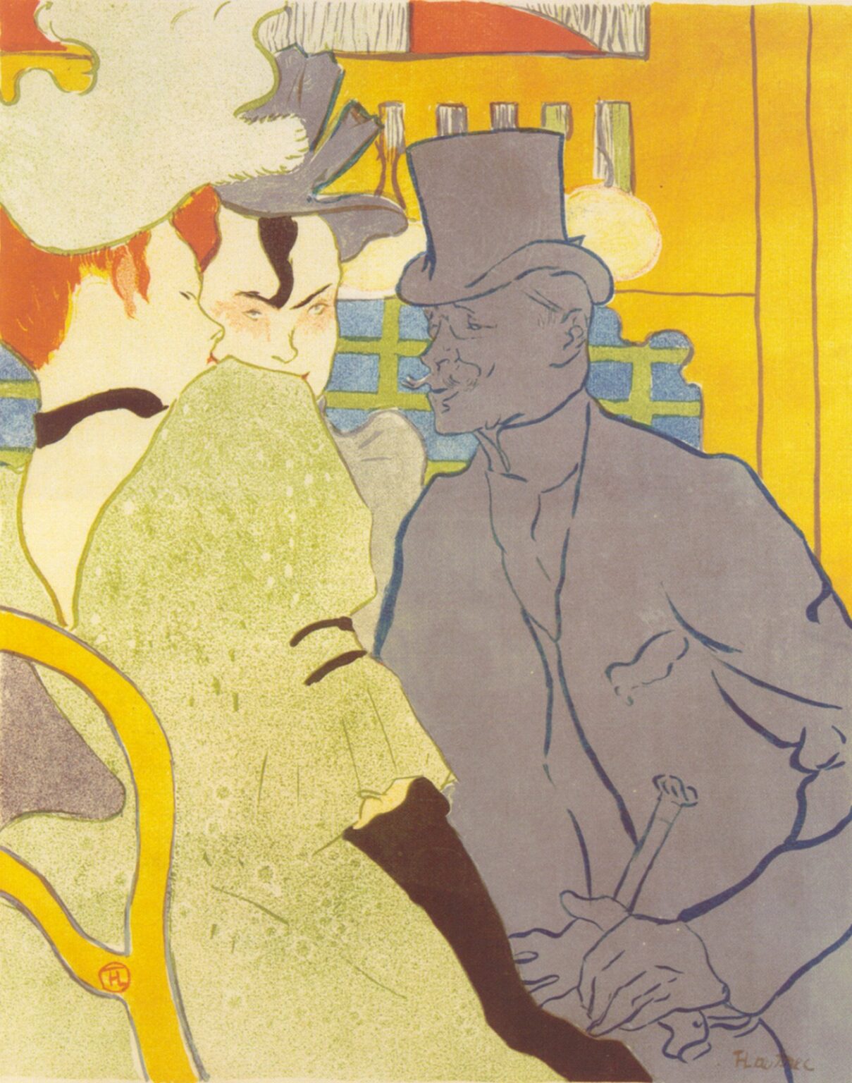 Toulouse-Lautrec El inglés en el Moulin Rouge