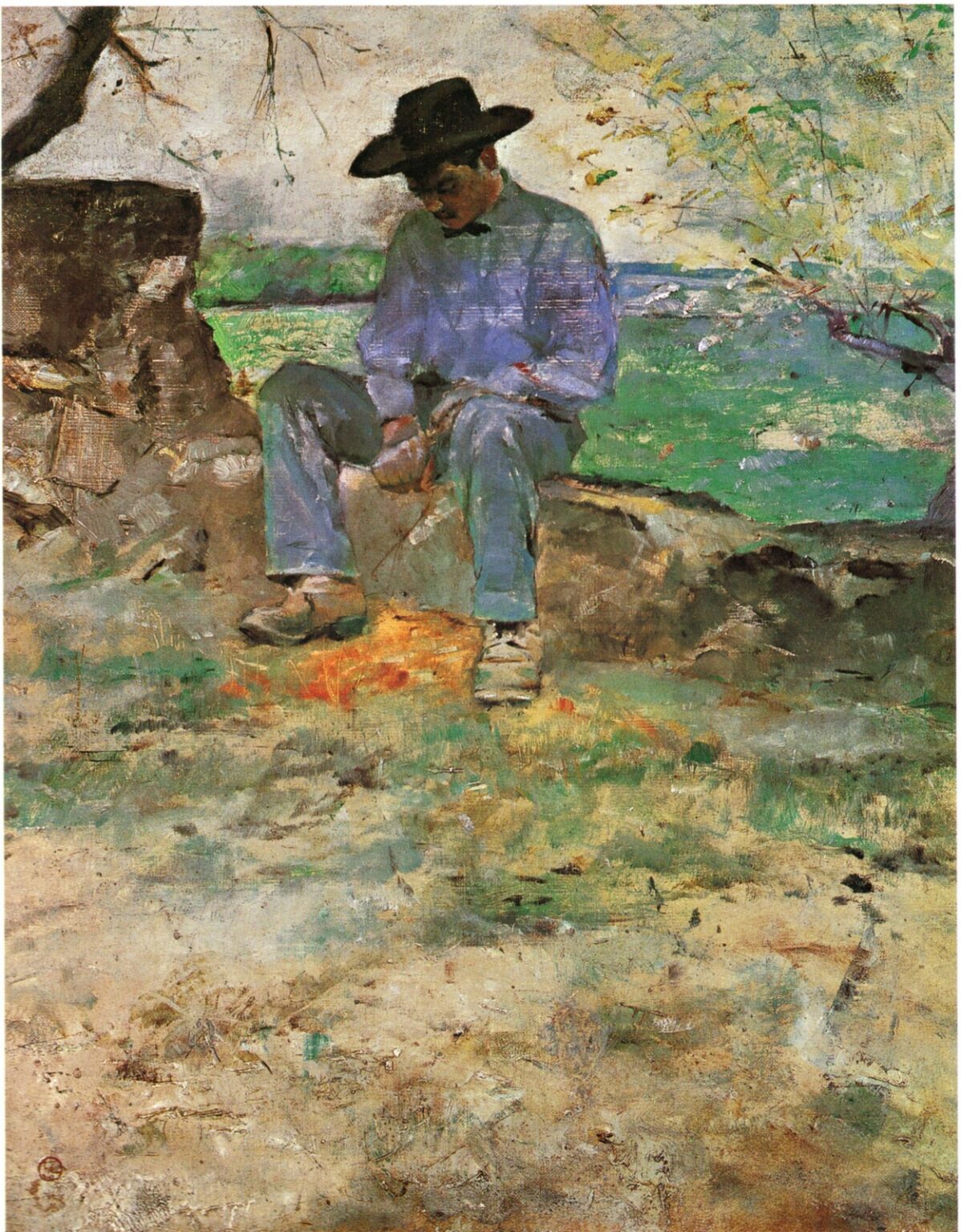 Toulouse-Lautrec El joven Routy en Céleyran (1882)
