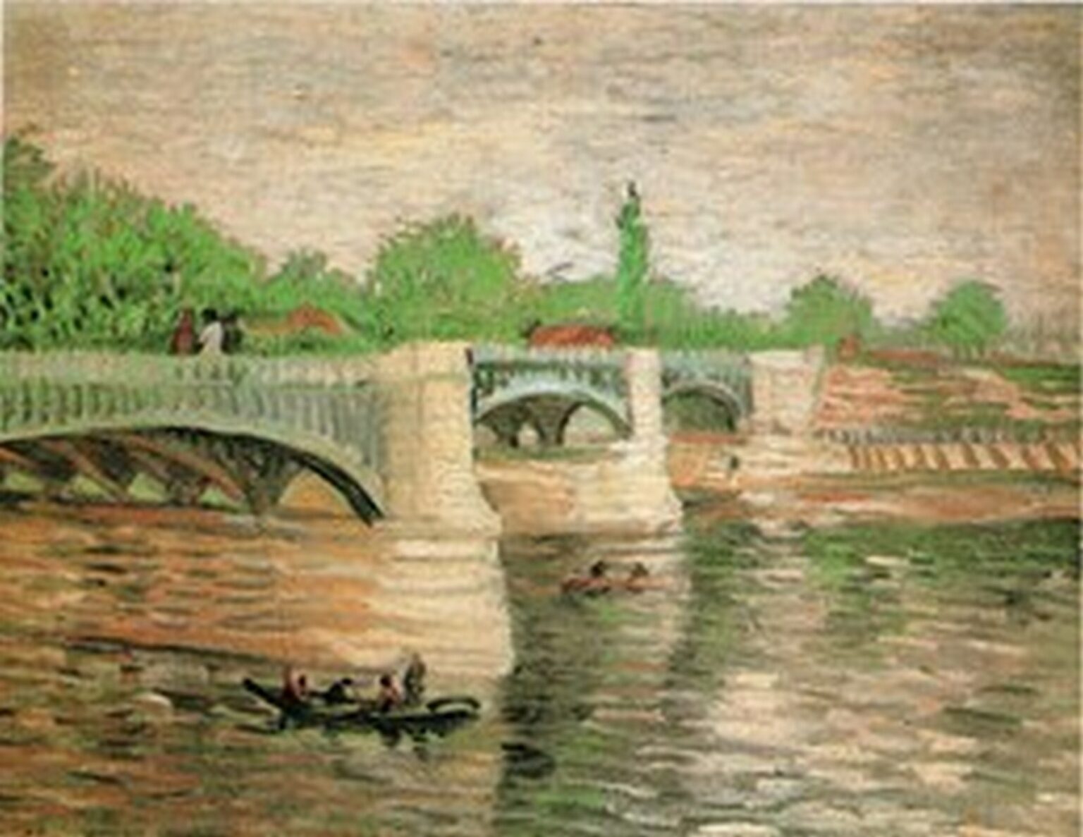 Van Gogh El puente de la Grande Jatte (1887)