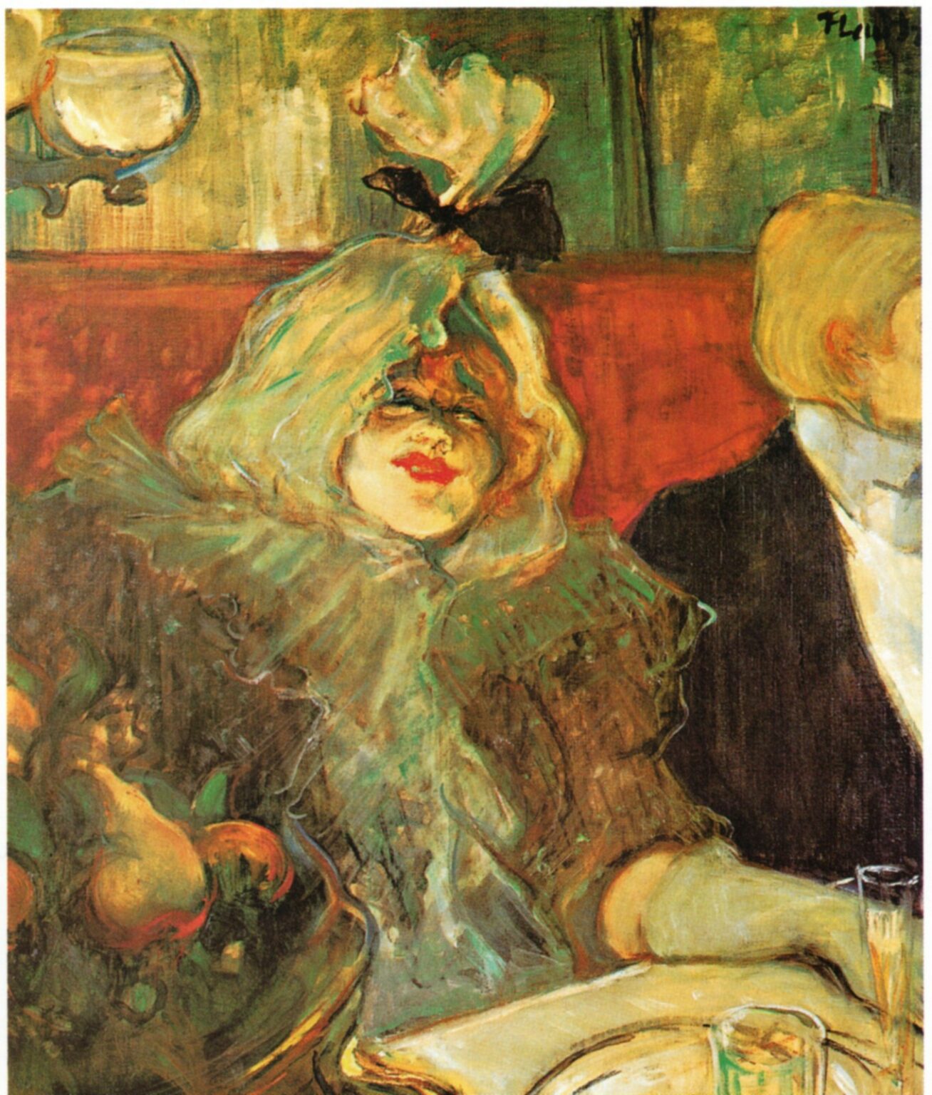 Toulouse-Lautrec El reservado de Au Rat Mort (1899)