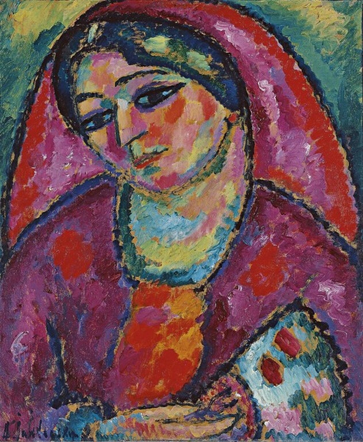 Jawlensky El velo rojo