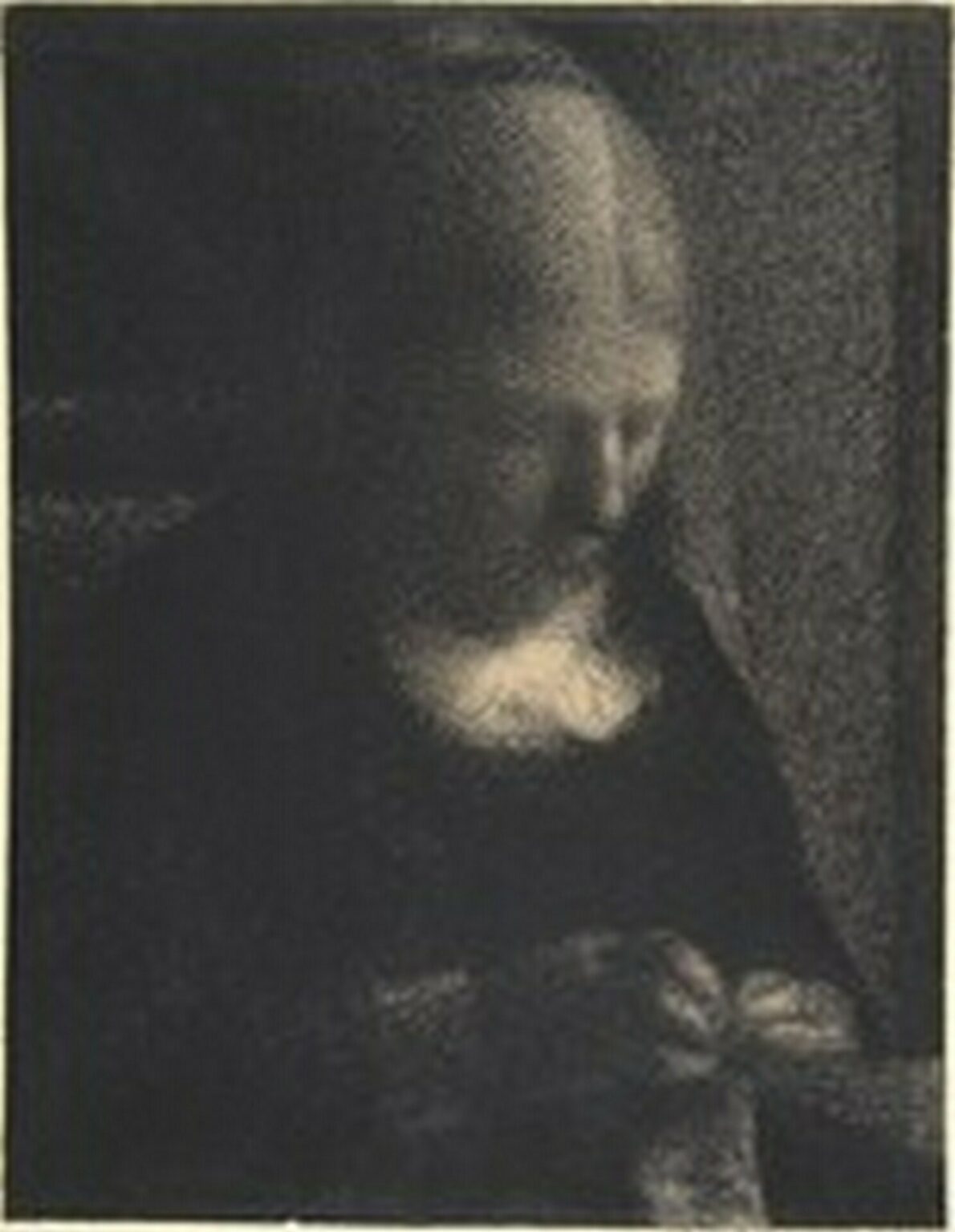 Seurat Embroidery; The Artist's Mother