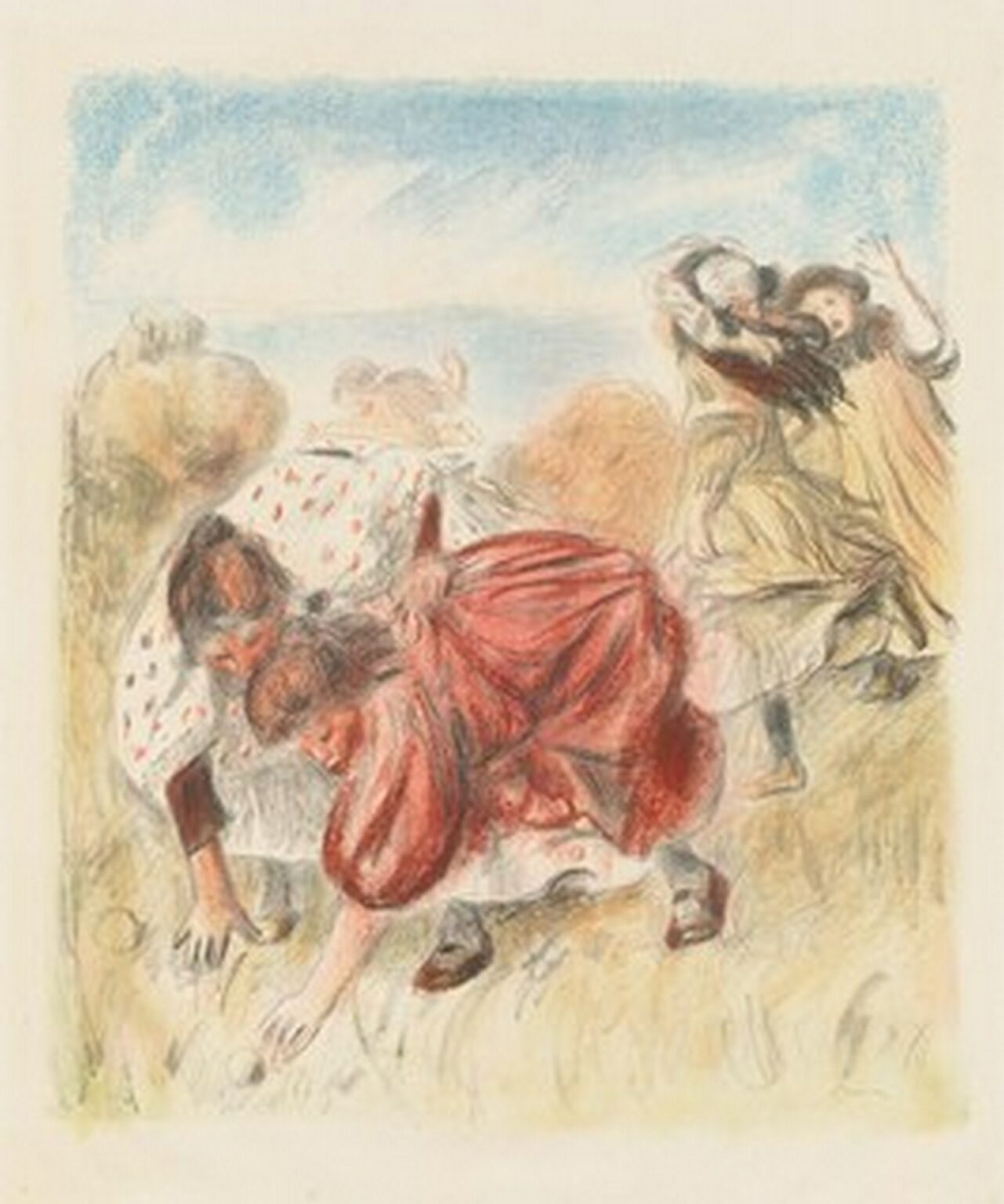 Renoir Enfants jouant a la balle (1900)