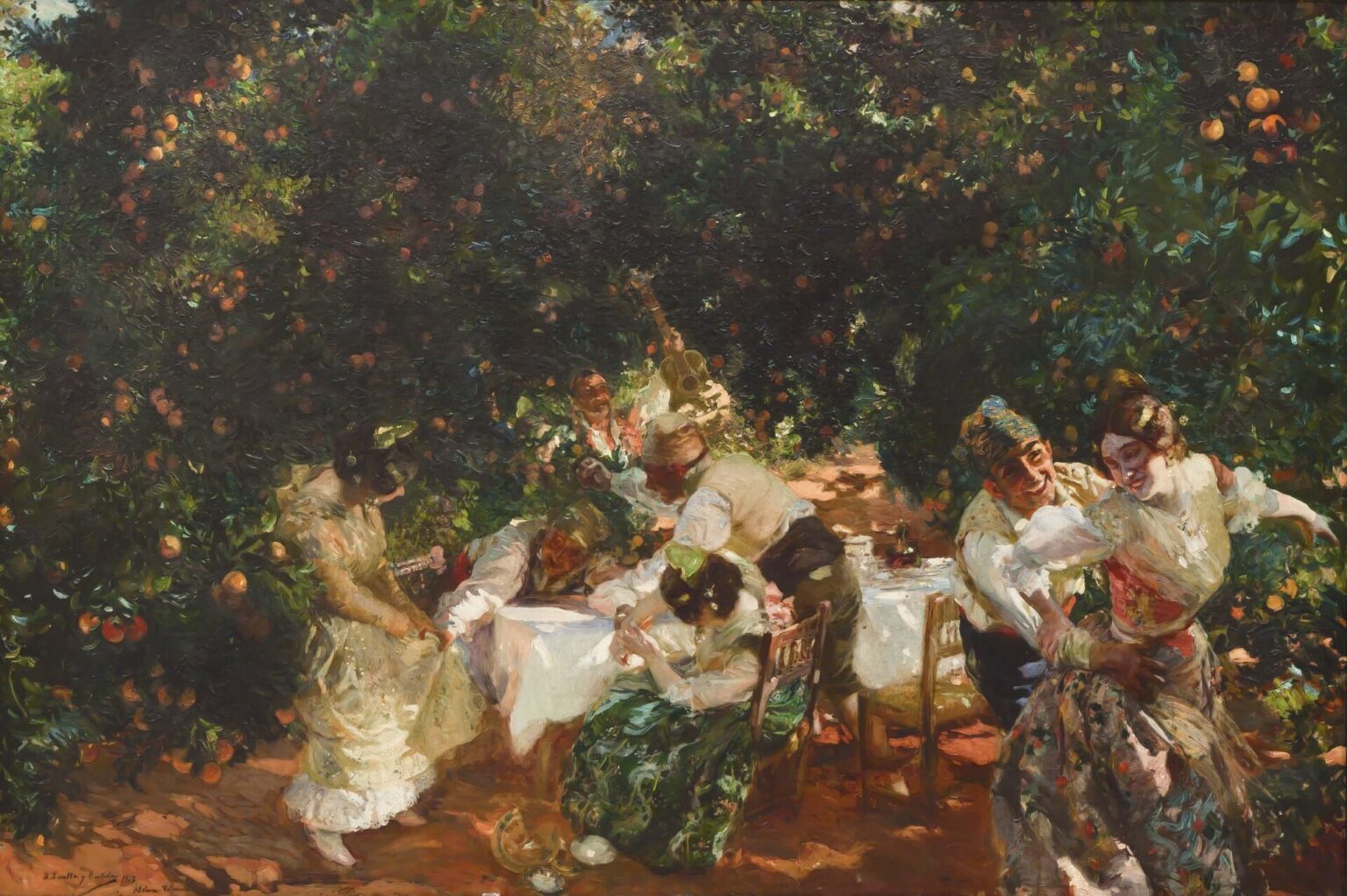 Sorolla Entre naranjos (1903)
