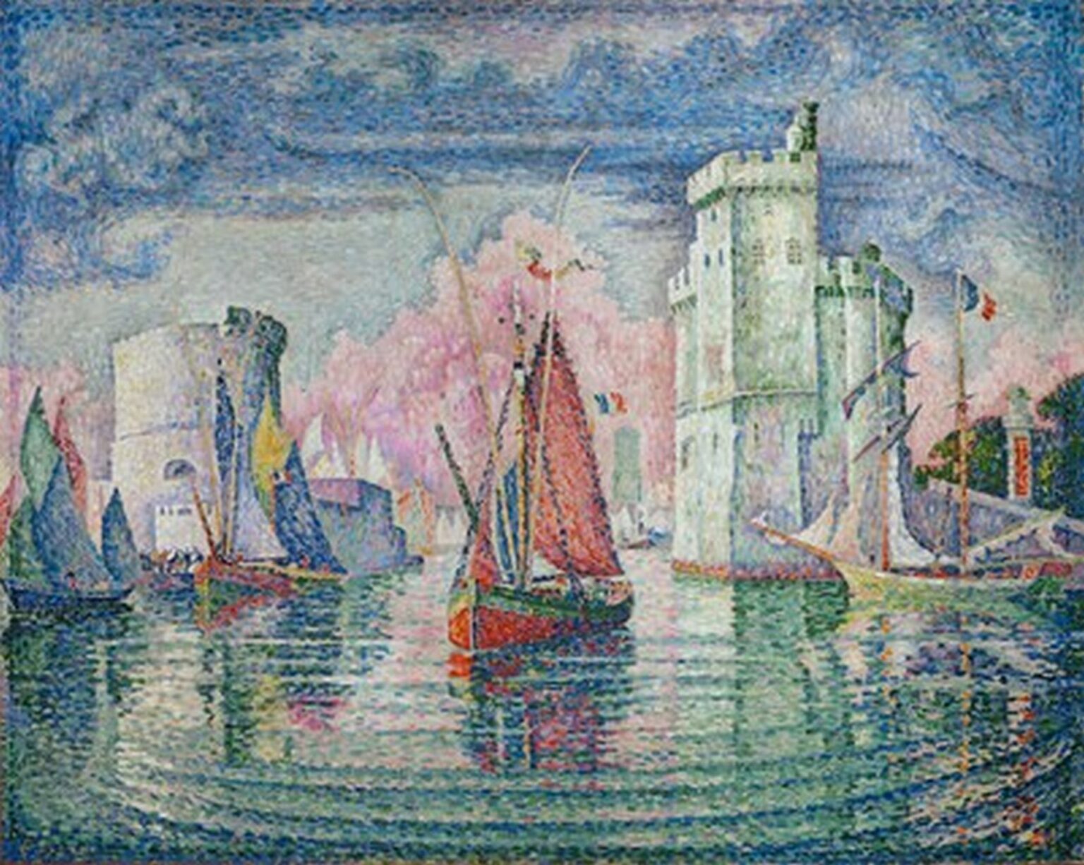 Signac Entrée du port de la Rochelle (1921)
