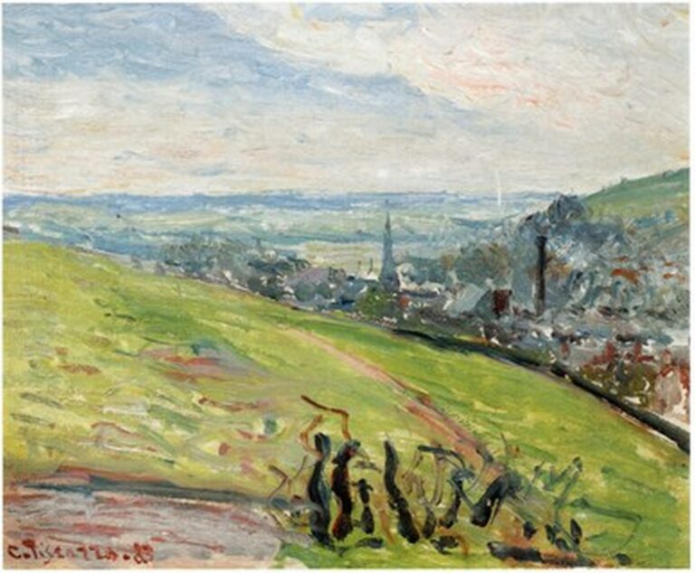 Pissarro Environs de Rouen (1883)
