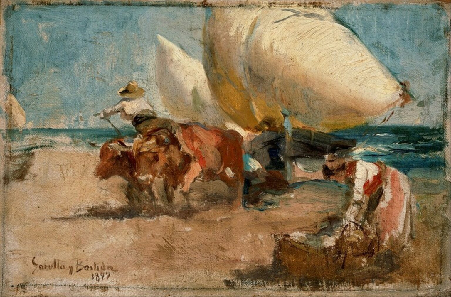 Sorolla Escena de playa (1899)