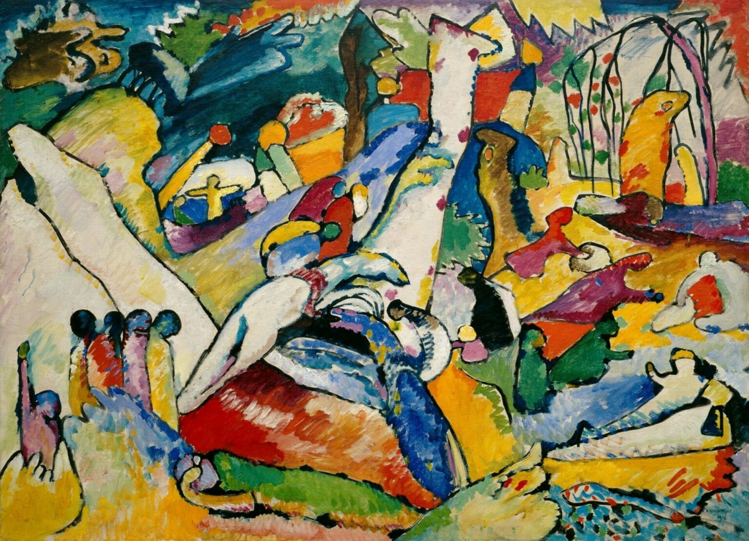Kandinsky Estudio para composición II (1910)
