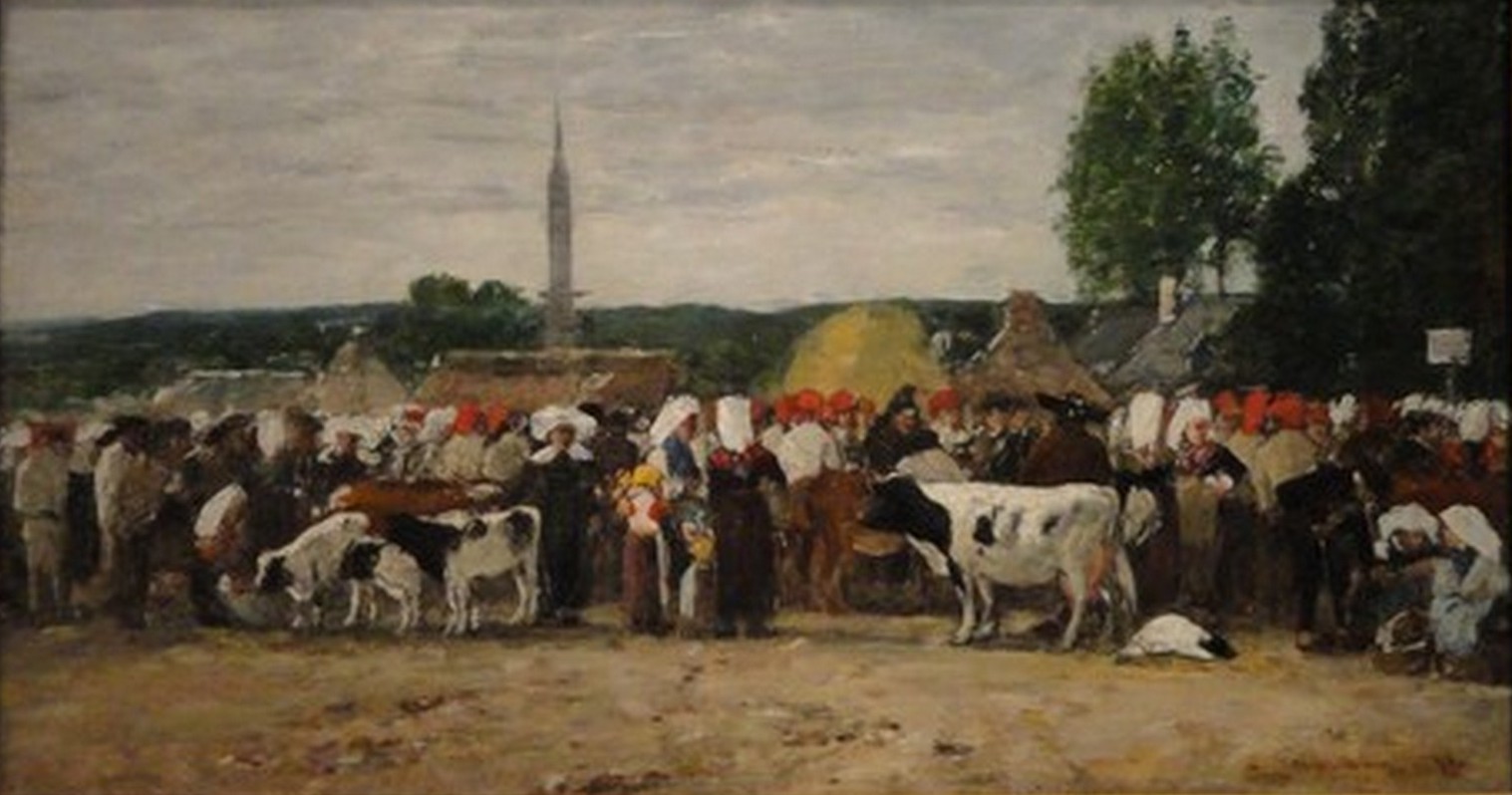 Boudin Fair in Brittany (1874)