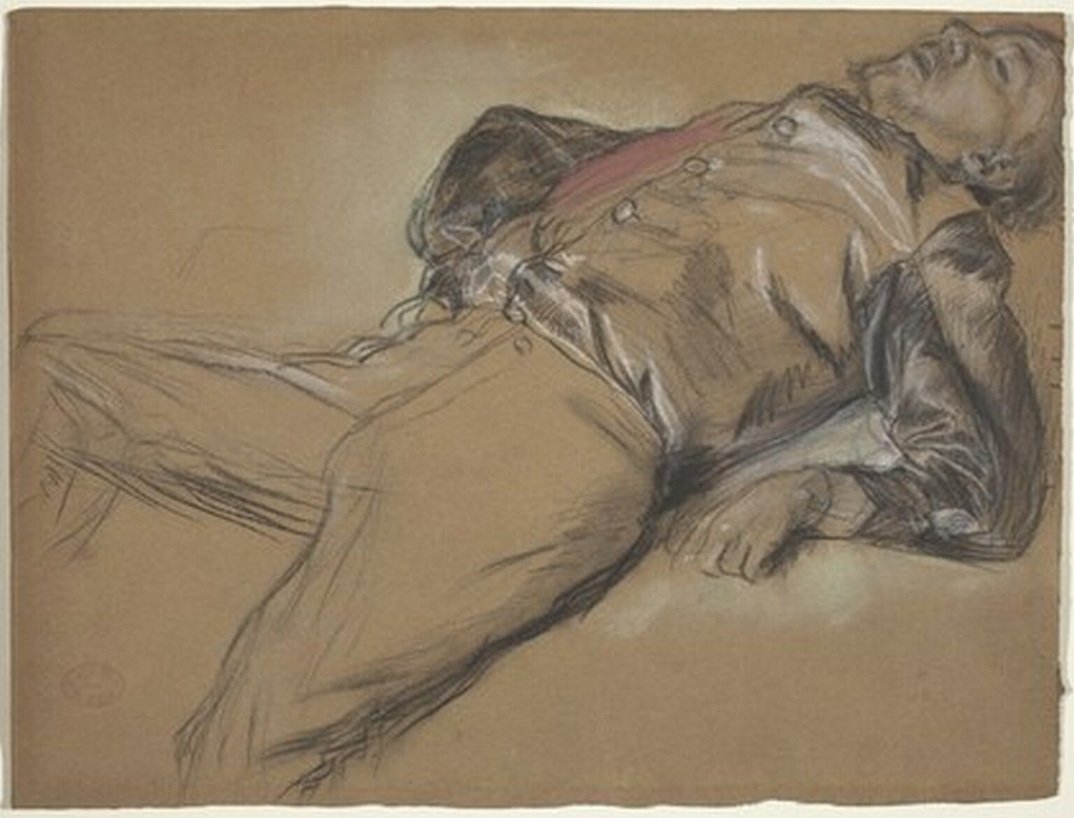 Degas Fallen Jockey (study for "Scene from the Steeplechase:The Fallen Jockey", c. 1866)