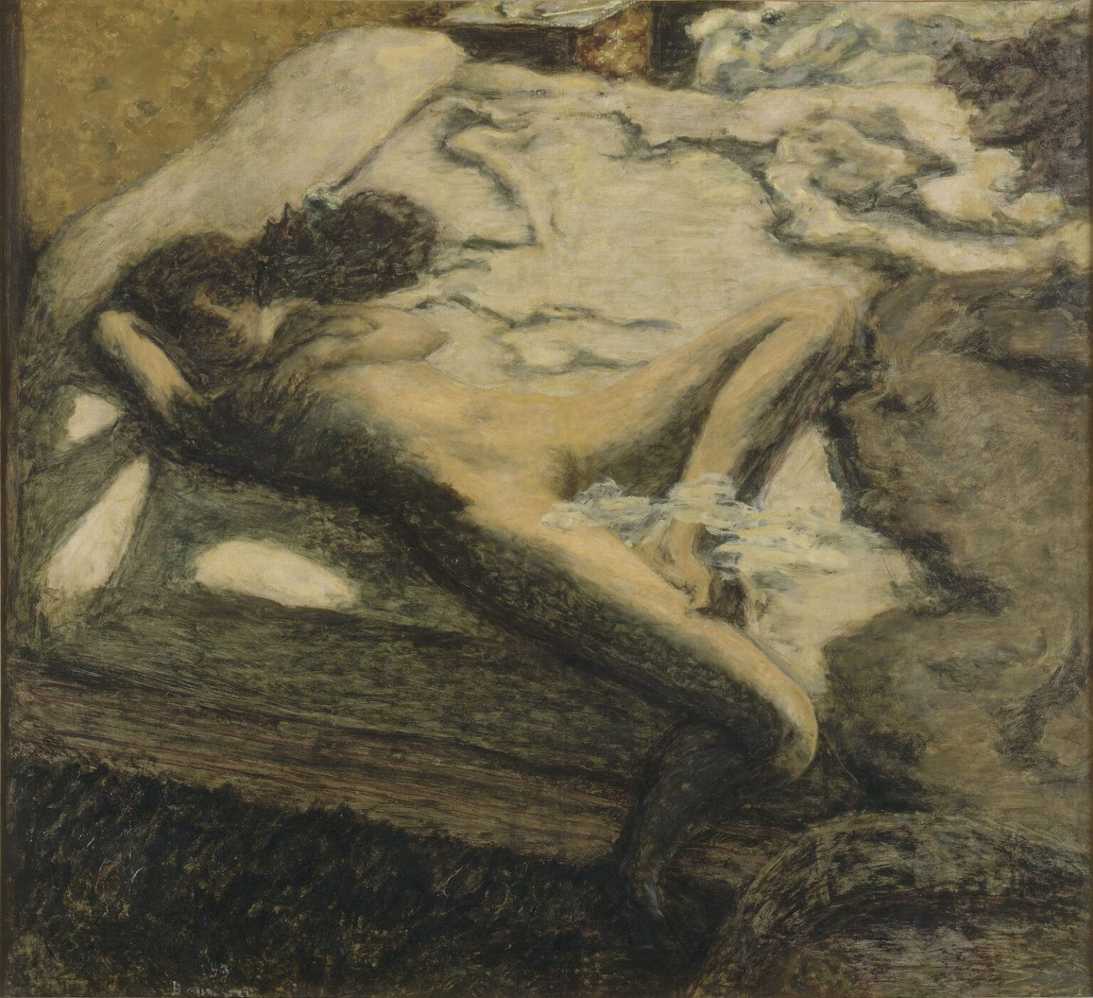 Bonnard Femme assoupie sur un lit ou L'Indolente ou Farniente (1899)